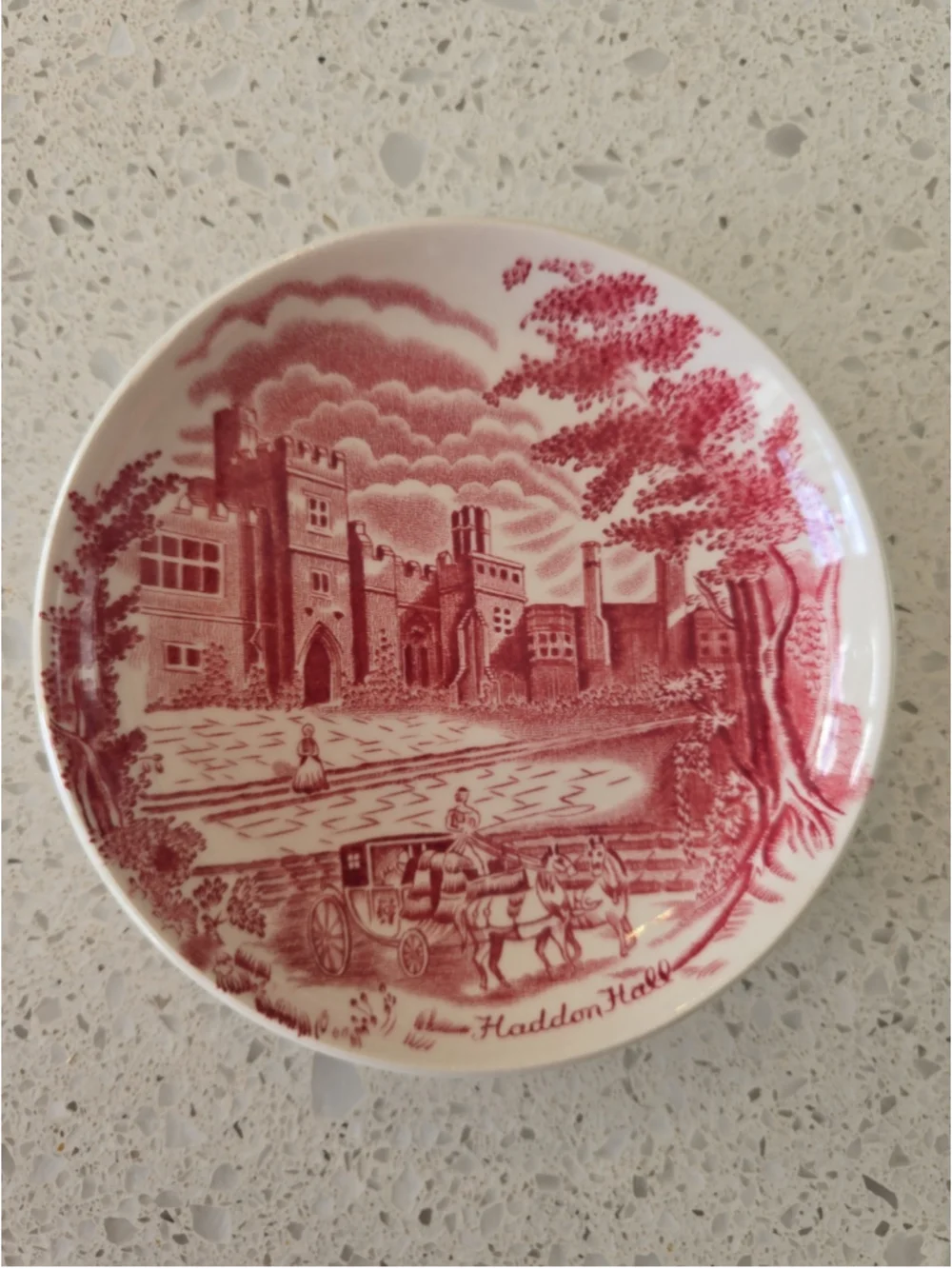Johnson Bros Pink Haddon Hall Pink Coaster 4